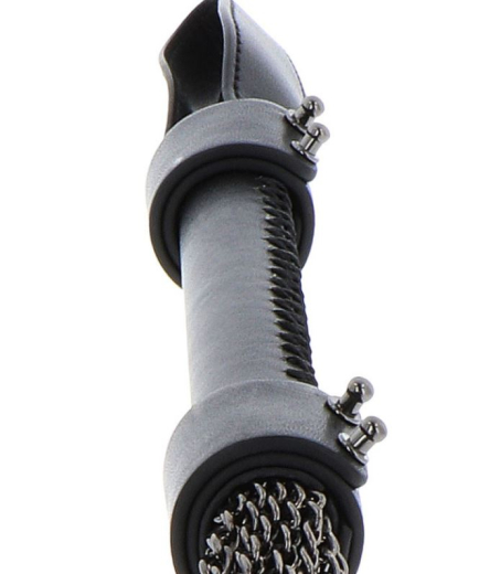 Ketten Flogger-Peitsche m. Ledergriff 340g schwere Ketten-Peitsche von HIDDEN DESIRE günstig kaufen