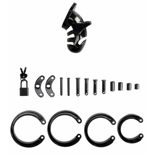 Keuschheits-Peniskäfig Mancage 25 schwarz einstellbare Polycarbonet Penisschelle von MANCAGE günstig kaufen