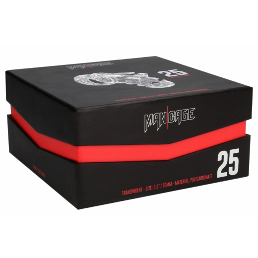 Keuschheits-Peniskäfig Mancage 25 transparent Keuschheits-Schelle aus leichtem Polycarbonat von MANCAGE kaufen