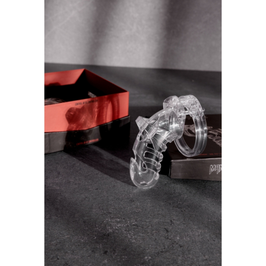 Chastity Penis Cage Mancage 26 transparent lightweigt Polycarbonate Cock-Cage adjustable from MANCAGE buy