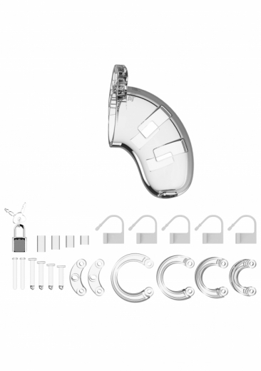 Chastity Cage Mancage-01 transparent