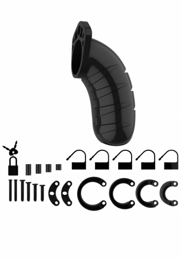 Keuschheitskäfig Mancage-04 schwarz