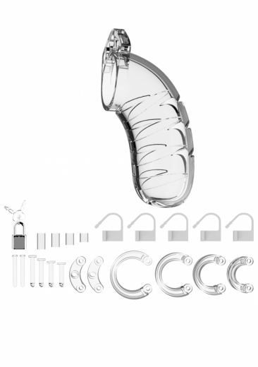 Keuschheitskäfig Mancage-04 transparent