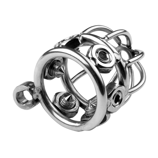 Cage de chasteté avec épines Spike Cock 45mm avec 6 épines pointues vissables de COCKLOCK à bas prix