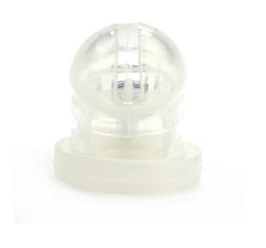 Keuschheitskäfig Silikon 7x3.3cm transparent mit 5 verschiedenen Cockringen & Vorhängeschloss von COCKLOCK kaufen