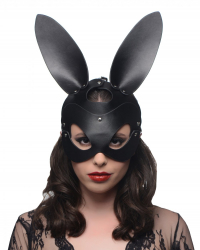 Kopfhaube m. Hasenohren Bad Bunny Kunstleder