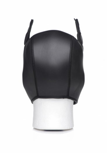 Kopfhaube Hund Neopren Puppy Hood schwarz