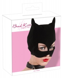 Kopfmaske Katzenhaube Kunstleder