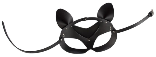 Masque de tête avec oreilles Catwoman cuir synthétique indéformable avec boucle de fermeture de BAD KITTY acheter à bas prix