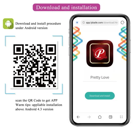 Kugelvibrator m. E-Stim & App Doreen Silikon 12 + 3 Modi wasserdicht aufladbar von PRETTY LOVE günstig kaufen