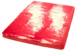 Acheter housse de couette laquée rouge 200x230cm protège le matelas lors de jeux glissants acheter à bas prix