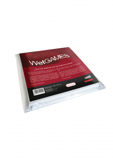 Lack Bettbezug weiss 180x220cm wasserdicht aus PVC schont die Matratze bei glitschigen Spielen mit Massageöl kaufen