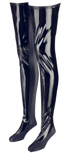 Vinyl Bed-Boots w. elastic Inserts