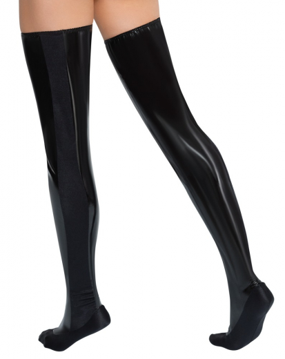 Vinyl Bed-Boots w. elastic Inserts