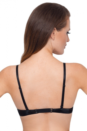 Lack Bügel-BH Black Level Fetischmode