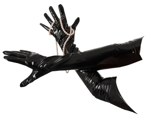 Lack Handschuhe extra lang