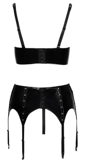 Lack Hebe-BH Straps & String Set m. Nieten