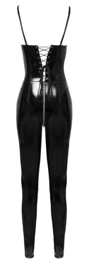 Lack Overall ärmellos m. 3-Wege Reissverschluss