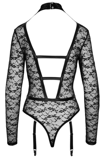 Langarm Riobody m. Riemchen & Strapsen Spitze