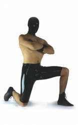 Latex Bermuda Shorts m. Ausbuchtung S