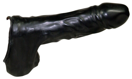 Latex Penis-Hoden-Hülle geädert Kondom Be-Bizarre