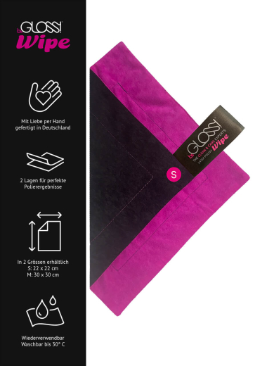 Latex Poliertuch zweiseitig beGLOSS Wipe small Spezialtuch für Hochglanzergebnisse günstig kaufen