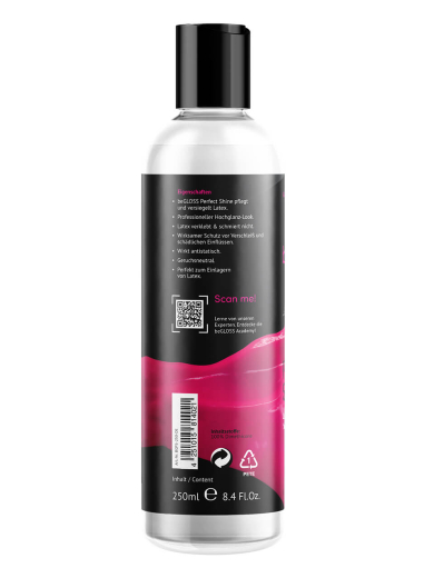 Latex Politur & Pflegebad beGLOSS Perfect Shine 250ml pflegt veredelt & versiegelt Latexkleidung von BEGLOSS kaufen