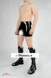 Latex Shorts m. Öffnung
