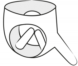 Latex Slip m. 3 Dildos Strap-on & Strap-in