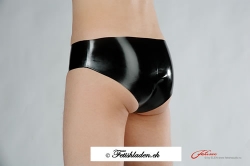 Latex Slip m. Öffnung
