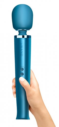 Vibrateur à tige Le-Wand rechargeable bleu