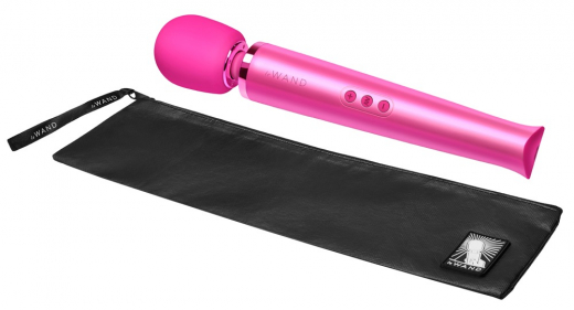 Vibromasseur à tige Le-Wand rechargeable rose