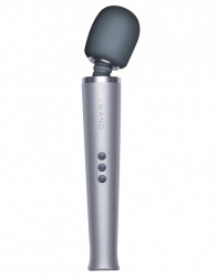 Le-Wand Stabvibrator aufladbar silbergrau