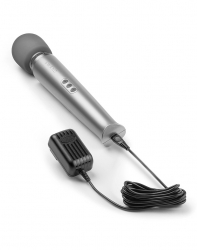 Le-Wand Stabvibrator aufladbar silbergrau
