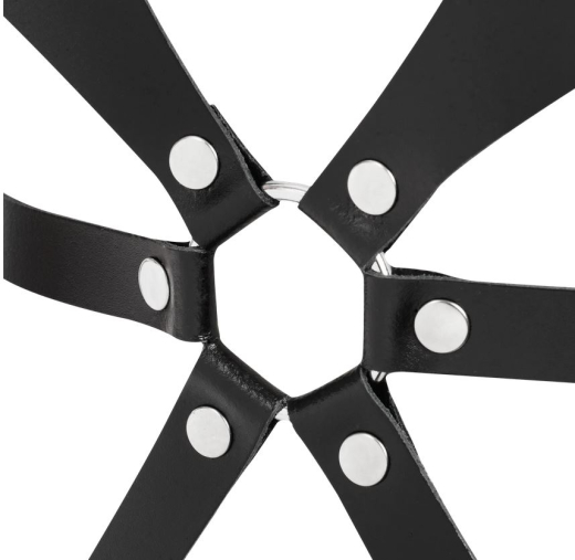 Leather Body-Harness w. Buckles for Women adjustable soft Split-Leather by RIMBA buy cheap