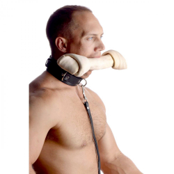 Leder Halsband mit D-Ringen & Leine Set