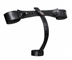 Leder Handgelenk-Penis Fesselkombination