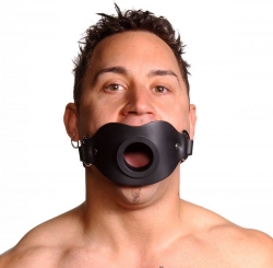 Leder Rohrknebel abschliessbar Feeder