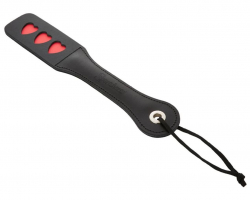 Pagaies en cuir Sportsheets Hearts Impression Paddle