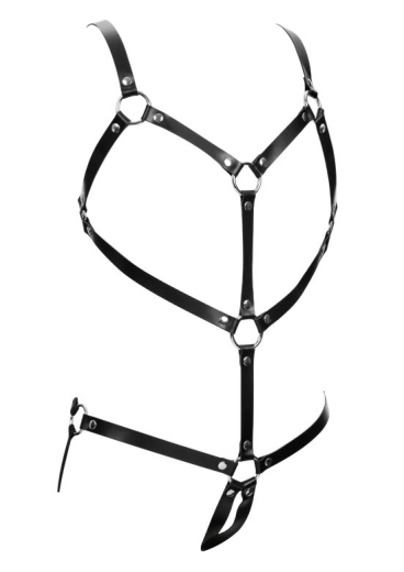 Leder Riemenbody m. Elastikbändern mit Schnalle am Rücken einstellbar von RIMBA günstig kaufen