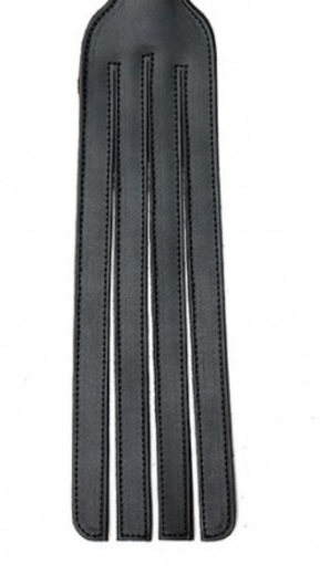 Leder Slapper m. 4 Enden