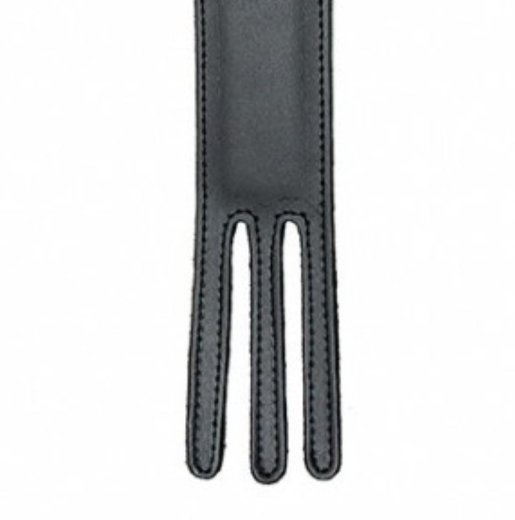 Leder Slapper m. Metallkern Drei Zungen