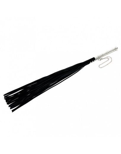 Lederflogger Peitsche m. Aluminiumgriff 78cm
