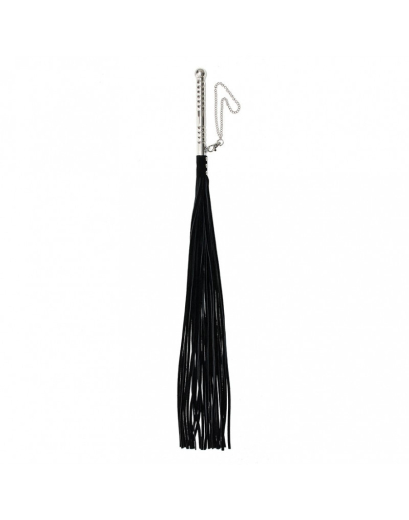 Lederflogger Peitsche m. Aluminiumgriff 78cm