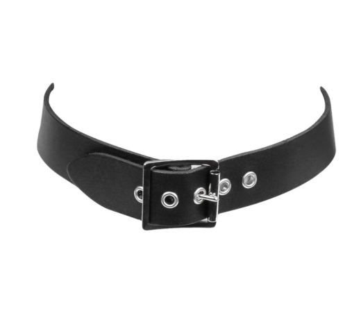 Lederhalsband m. Kopfriemen & Nasenhaken BdSM Kopf-Fessel Sattelleder verstellbar per Schnallen von RIMBA kaufen