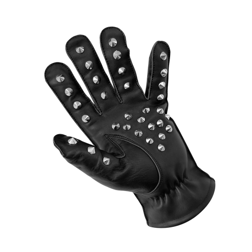 Lederhandschuhe m. Spitznieten Spanking Gloves innen gefüttert BdSM Schlagwerkzeug kaufen