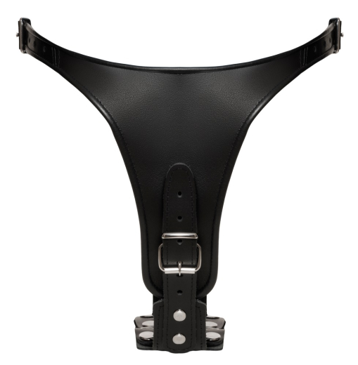 Lederslip m. zwei abnehmbaren Innendildos Penetrator Rindsleder-Panty & Penis-Dildos innen von ZADO günstig kaufen