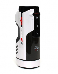 Leten Future Pro Masturbator m. Heizfunktion schwarz-weiss