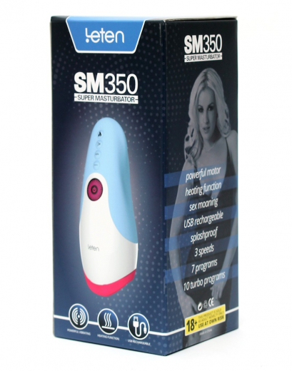Leten SM350 Super Masturbateur avec. Fonction de chauffage et de gémissement