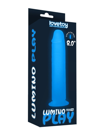 Leuchtdildo m. Saugfuss Lovetoy Lumino 8-Inch